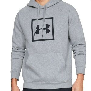 Under Armour Rival Fleece Box Logo Hoodie